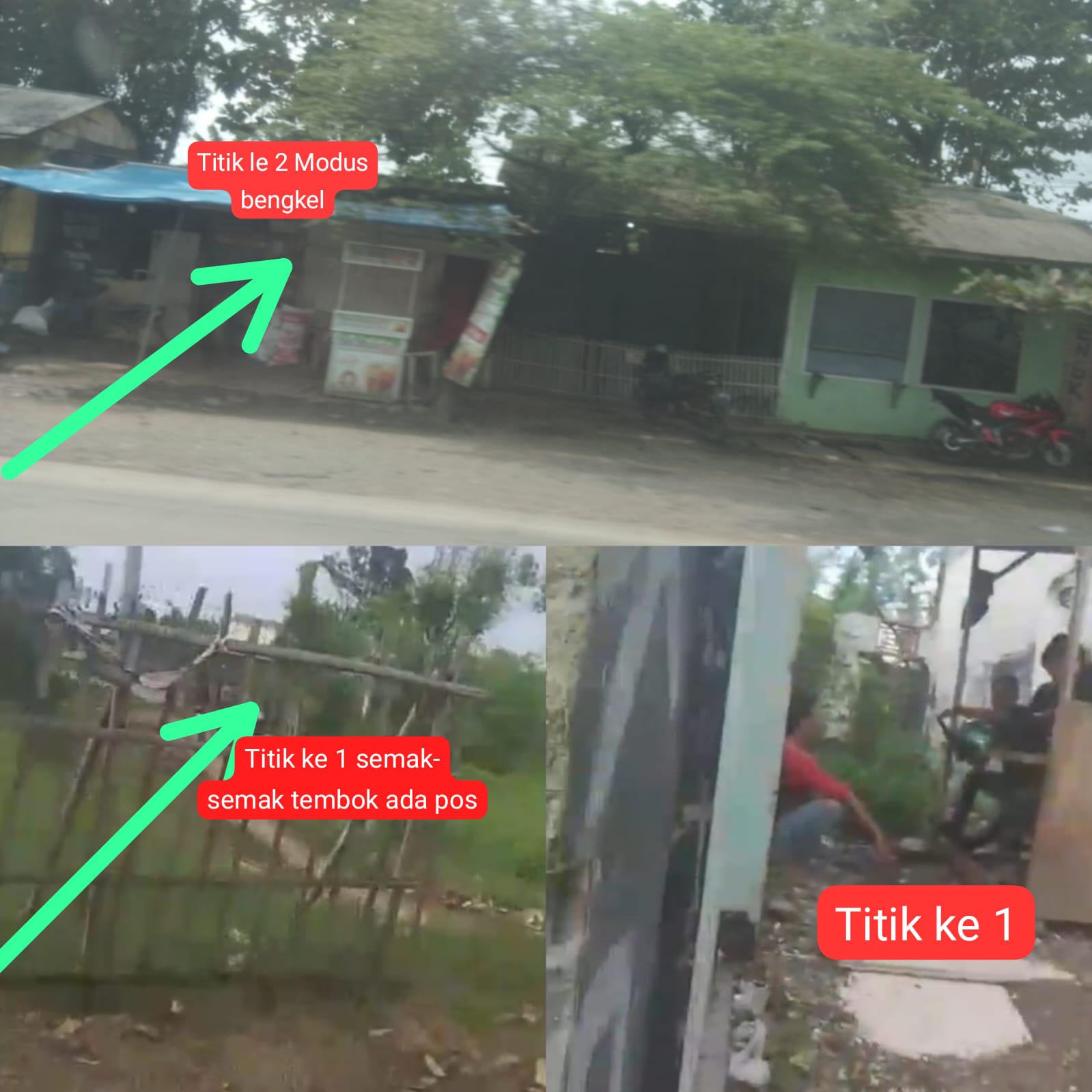 Keterangan foto : Sumber tim Investigasi