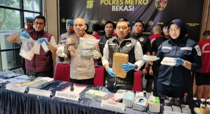 7 Pelaku Pengedar Narkotika Jenis Sabu Berhasil Diamankan Polisi