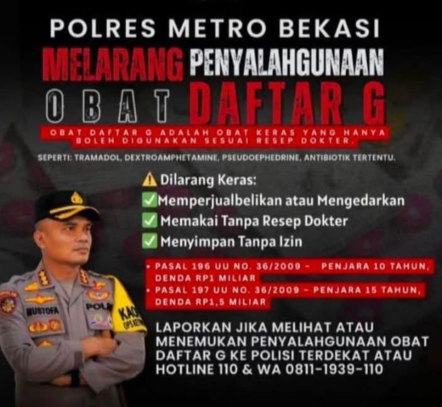 Ketua Fortal Dukung Penuh, Komitmen Kapolres Berantas Obat Keras Tramadol dan Eximer