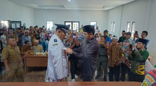 Sah..!!! Damin Telah Menjabat Sebagai Pj Kepala Desa Sukadanau.