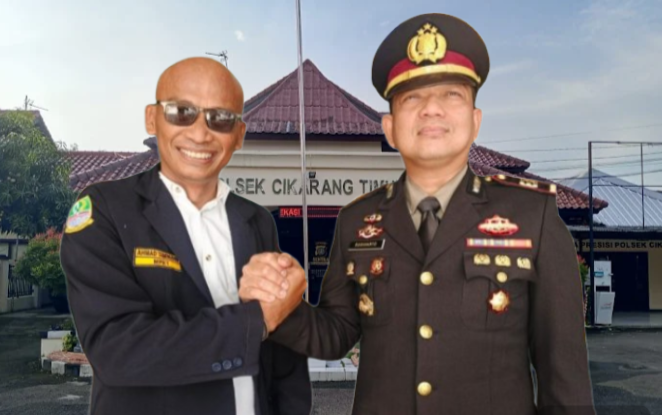 Di Momen Pelantikan dan Pengukuhan Katar Cikarang Timur, Kapolsek Cikarang Timur Bersama Forkopimcam Berikan Apresiasi Kepada Tim FORTAL Dalam Membrantas Tramadol dan Eximer