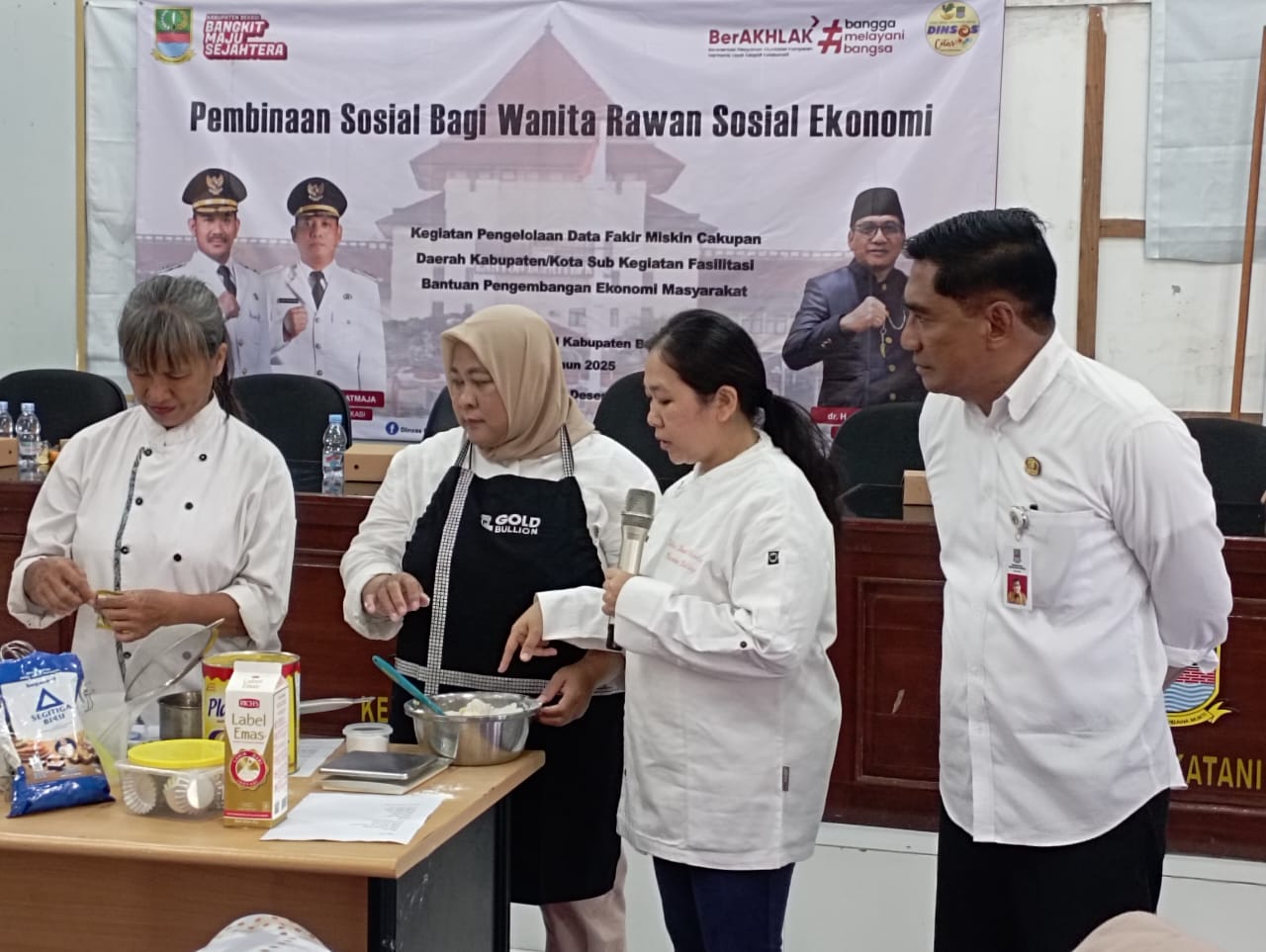 Menuju Graduasi KPM, Dinsos Kabupaten Bekasi Bekali WRSE Pelatihan Usaha Produktif
